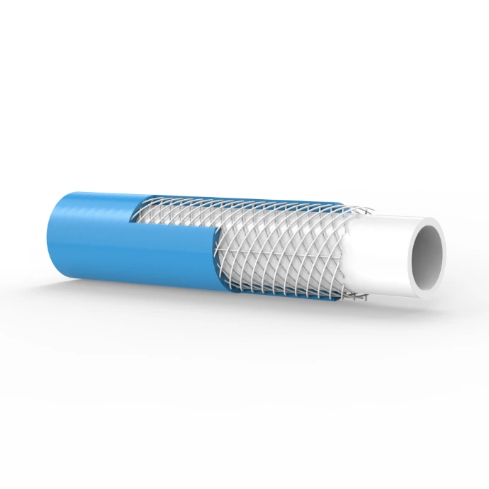 Een zeer soepel en verstevigde pvc slang met voedingskwaliteit - Alfaclean