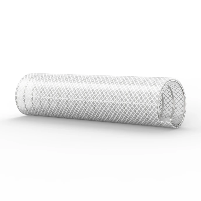 Een flexibele pvc slang met gegalvaniseerde stalen spiraal - geschikt voor doorvoer van diverse media - Alfacier Press